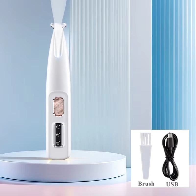 Pet Grooming Equipment Puppy Hairdressing Blades Cat Paw Electric Shaver Dog Trimmer Clipper Hair Cutting Tool with LED Light